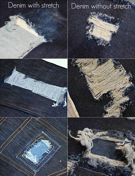 how are jeans distressed in factory